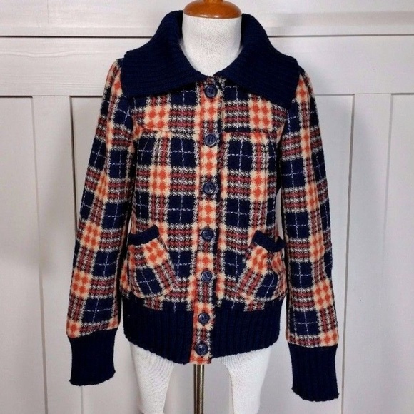 Jack by BB Dakota Jackets & Blazers - *SOLD* Jack by BB Dakota Knit Plaid Bomber Jacket